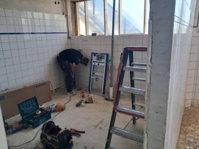 30 april Plaatsen sanitair