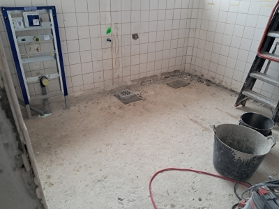 4 mei Voortgang sanitair