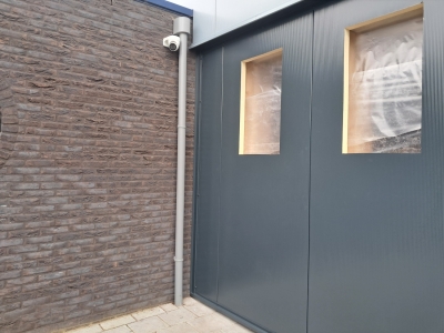12 mei Afwerking zijwand kantinezijde