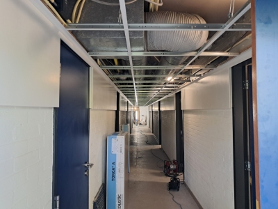 26 augustus Begin met werk verlaagd plafond