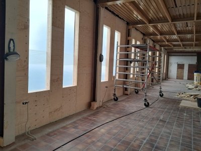 17 oktober Linkerwand zo goed als compleet