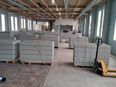 28 oktober Materiaal aangeleverd