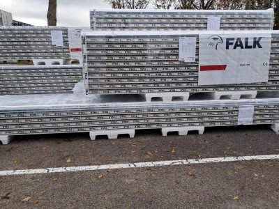 10 november Beplating buitengevel aangeleverd