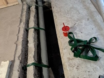 10 november Verleggen hemelwaterafvoer