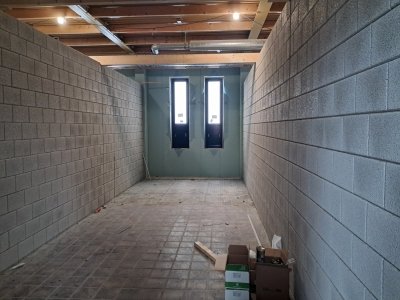 3 december Kozijnen aan kant doucheruimte