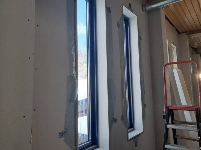 6 januari Geplaatste afwerking kozijnen