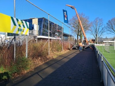 14 januari Glasvervanging hervat