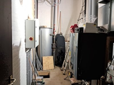 22 januari Loodgieterswerk t.b.v. warm water
