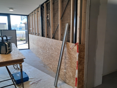 4 februari Voorzetwand entreehal