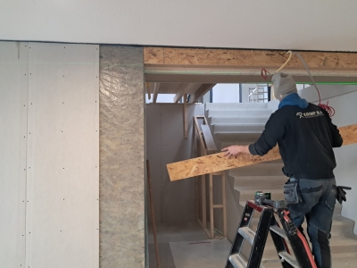 6 februari Werk in uitvoering in entreehal