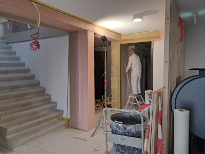 12 februari Stukadoor in actie