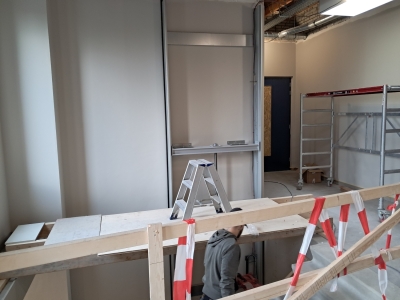 16 februari Lift in aanbouw