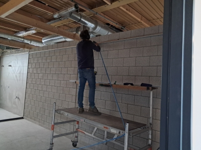 16 februari Werk in uitvoering plafond