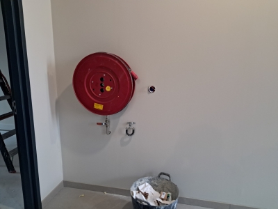 19 februari Brandslanghaspel geplaatst