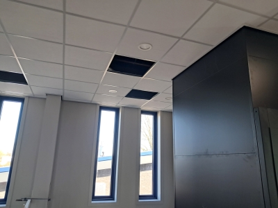 18 maart Verlichting boven trap