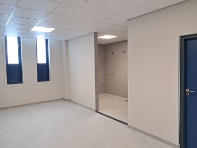 27 maart Kleedkamers klaar voor meubilair